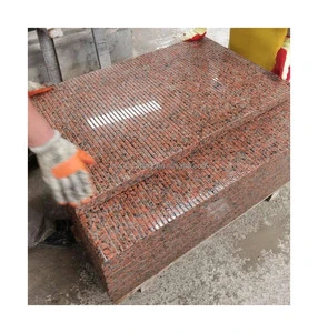 Flamed Red Maple Granite Stone Cube Paving Stone for Flooring Outdoor Driveway Pavement
