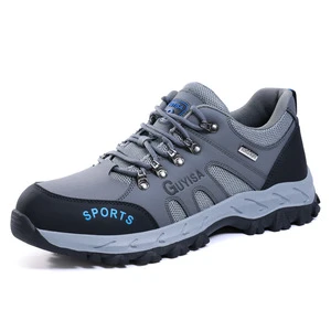 CE Certified Breathable Men's Labor Protective Safety Shoes Rubber Outsole Puncture Proof Steel Toe Caps Sports Work Shoes