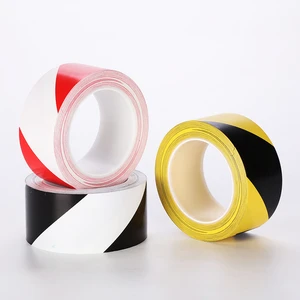 33m*50mm PVC/PE Single Sided Pressure Sensitive Heavy Duty Adhesive Waterproof Warning Tape for Construction