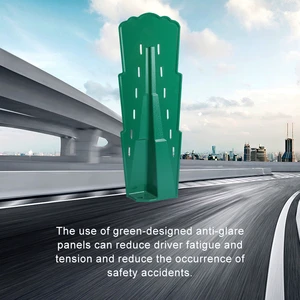 Heavy Duty Price Roadway Safety Plastic Anti-glare Board Highway Anti Dazzling Panel Expressway Traffic Caution Safety Products