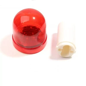 LED Traffic Cone Light Red High-Intensity Prismatic Reflective White Safety Warning Flash Lamp Battery Powered Plastic IP68