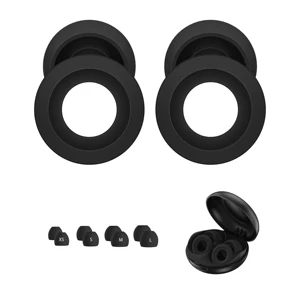 Custom Logo Silicone Earplugs SNR 23dB Noise Reduction Hearing Protection EN352 Reusable Ear Plugs Tapones Para Oidos