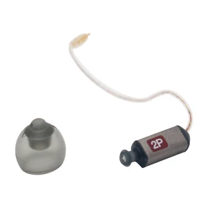 Eco-Friendly Hearing Aid Receiver with Eartip Cable Link Sound Trumpet Listening Bugle