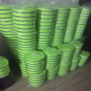 High Strength Wholesale EN471 Class2 Certified Silver Reflective Webbed Polyester Fluorescent Warning Clothing Belts