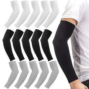 Summer Arm Sleeves Cooling Protective Sun Shield Lightweight Breathable Moisture Wicking Cycling Running Outdoor Sportswear