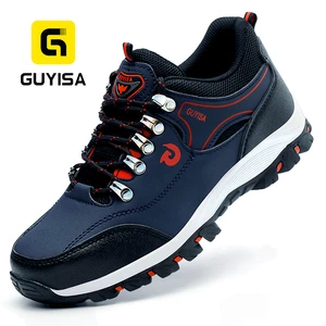 GUYISA Factory's Best Selling Lightweight and Comfortable Anti-smash and Anti-puncture Breathable Safety Work Shoes