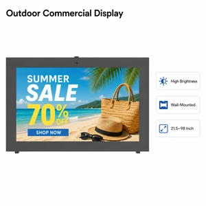 1500-2500 Nits High Brightness LCD Advertising Display With LAN WiFi For Parking Lot Signage Factory Direct
