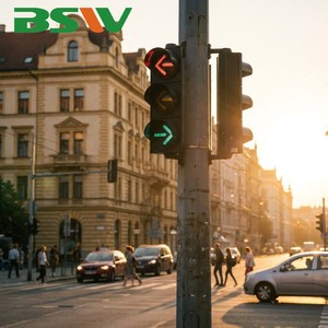 Factory Customized High Brightness 300mm LED Arrow Traffic Signal Light IP65 Waterproof Road Traffic Signal For Intersection