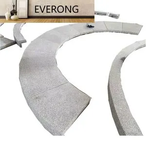 G654 Dark Grey Granite Curbing Stone Landscaping Outdoor Kerb Stone