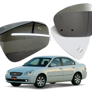 Premium OEM Replacement Wide Angle Convex Heated Anti-Glare Glass Silver Side Mirror New OPTIMA Bolab E-Mark Certified for