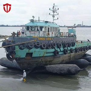 ISO Certificated Offshore Use Heavy Lifting Inflatable Ponton Tube Rubber Marine Salvage Airbag