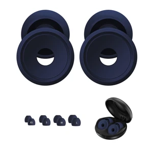EU Patent Silicone Ear Plugs SNR 23dB Noise Reduction Hearing Protection Reusable Earplugs for Sleeping EN352 OEM ODM