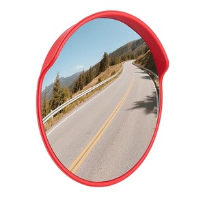 Convex Dome Mirror with Adjustable Mounting Bracket