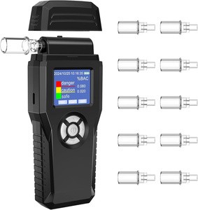 Newest High Precision Portable Battery-Powered Alcohol Tester Digital Alcohol Breathalyzer Alcohol Tester Machine