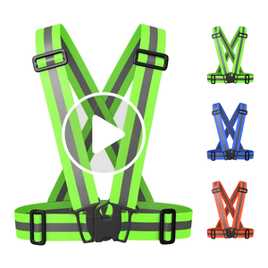 Reflective Tape Safety Vest Ansi Ce Reflective Belts Traffic Reflective Vest Mesh Adjustable Safety Officer Vests