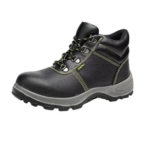 High Cut Work Safety Shoes Puncture and Anti-Cut Labor Protection with Iron Toe Iron Plate Good Price