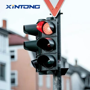 300mm Traffic Light Bicolor Red Green LED for Simple Signal Control