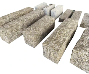 Nature Split Curb Stone Customize Yellow Granite Kerbstone