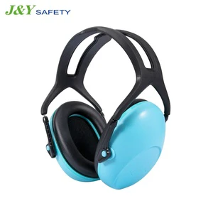 Safety Custom CE EN352-1 SNR 29dB Soundproof Noise Reduction Shooting Noise Cancelling Earmuffs OEM J&Y EM-7008 Reusable