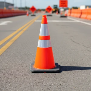 28inches PVC Traffic Cone for Road Safety Traffic Warning Products