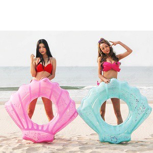 Thickened Summer PVC Shell Inflatable Swim Ring Lifebuoy for Child Unisex Wholesale