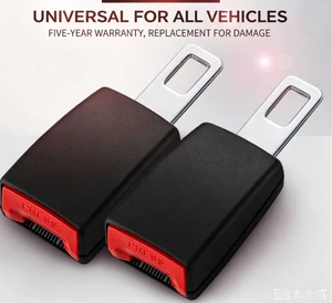 Car Interior Accessories - Seat Belt Clamp, Buckle Pull Tab, Seat Belt Lock, Belt Buckle Slot, Extension Connector