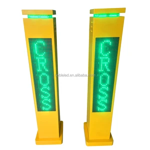 Pedestrian Crossing Traffic Lights/Intersection Traffic Lights With Sound-Enabled Warning Posts