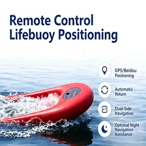 Smart GPS Remote Control Lifebuoy - 8m/s High Speed Water Rescue Robot Auto-Return 500KG Towing Capacity for Maritime Emergency