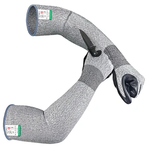 Cut Resistant Sleeves Cut Resistant Arm Protection Sleeve Anti Abrasion Safety Arm Guard Nitrile Palm Coated