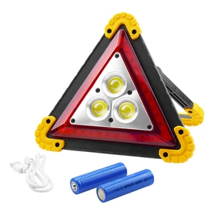 Traffic Signs Warning Triangle Led Safety Signal Lights Vehicle Accident Water-resistant Shockproof Portable Customized Roadside