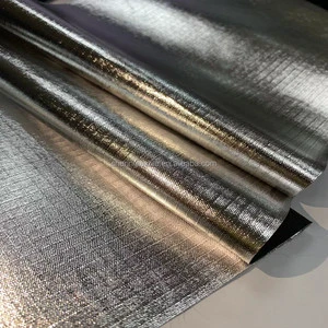 Reflective 210D Polyester Oxford Ripstop Grid Hot Stamping Bronzing Silver Reflective Plaid Fabric for Photography Reflector