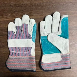 High Quality Leather Impact Gloves Industrial Use Welding Cutting Wear-Resistant Durable Anti-static Anti-Slip