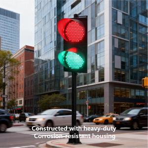 Wholesale 300mm Pedestrian Red Green Traffic Signal Light PC Plastic LED Traffic Light for Road Safety Use