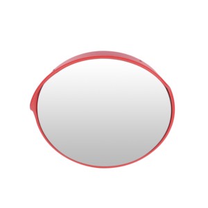 Unbreakable Convex Mirror with Framed Edge Protection