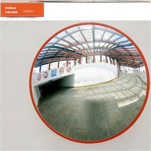 Xinteng 60cm/80cm Outdoor PC Convex Mirror 180 Wide Angle Road Turning Traffic Spherical Supermarket Anti-Theft Black Silk