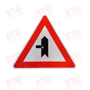 High Visibility Factory Direct Custom Printing Roadway Warning Reflective Traffic Sign Stickers