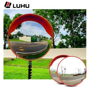Cheap Convex Mirrors 45/60/70/80/100/120cm Diameter PC/ABS Surface 180 Viewing Angle Easy Install For Traffic Road Use