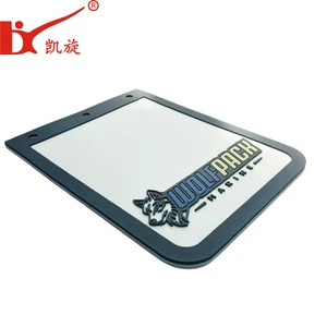 Heavy Duty Semi Trailer Lorry Weighted Rubber Splash Guards With Custom Logo Advertising Truck Mud Flap