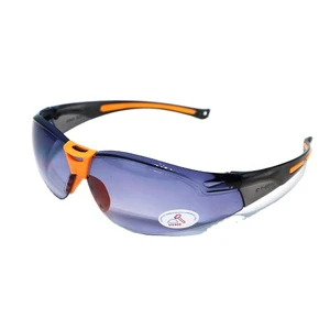 Anti Fog Scratch Resistant ANSI Z87.1 Tricolor Lente De Seguridad Construction Safety Glasses With Logo Customization Service