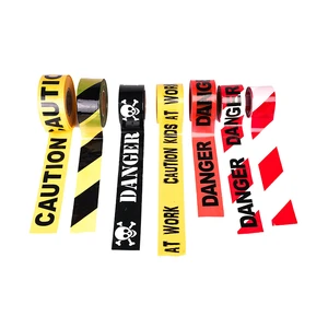 Non Adhesive Nastro Di Avvertenza Barricade Caution Safety Pe Warning Tape
