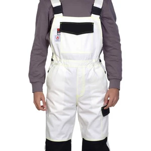 Wholesale Safety Work Clothing Flame Retardant Waterproof Anti-Static Welding Bib Pants for Workwear