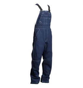 Durable Flame Resistant Breathable Bib Overalls Unisex Workwear Coverall Customized Color Logo Printing Genuine Work Pants