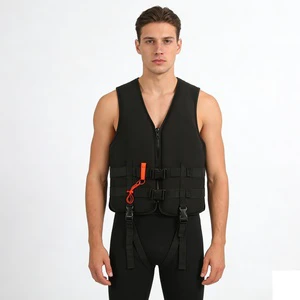 In-stock Adult Life Jacket Neoprene Extra-Large Buoyancy Vest for Boating Snorkeling Fishing Swimming Rescue