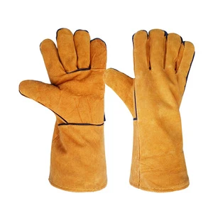Welding Gloves Leather Heat Resistant Heavy Duty For Welding Industry
