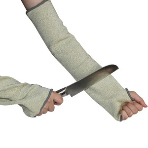 Custom Cut Resistant Arm Sleeves with Thumb Hole Protective Anti-Cut Sleeves for Gardening, Welding, Kitchen, and Pet Biting