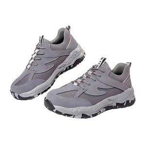 Original Factory Summer Labor Protection Steel Baotou Mesh Upper Flying Weave Shell Safety Shoes Smash-Proof Puncture-Proof