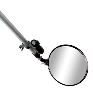 22cm Under Vehicle Inspection Mirror with Torch Parking Lot Blind Spot Convex Mirror