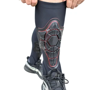 Compression Sleeve D3O Material Protective Pad Skate Knee and Shin Protection Football Flexible Shin Pad