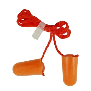3M Foam Earplugs 1110 Corded Noise Reduction Learning Sleep Hearing protection