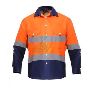 Hi Vis Reflective Safety Work Uniform Men Women Polyester Windproof Durable Comfortable Construction Roadwork Warehouse Jobs